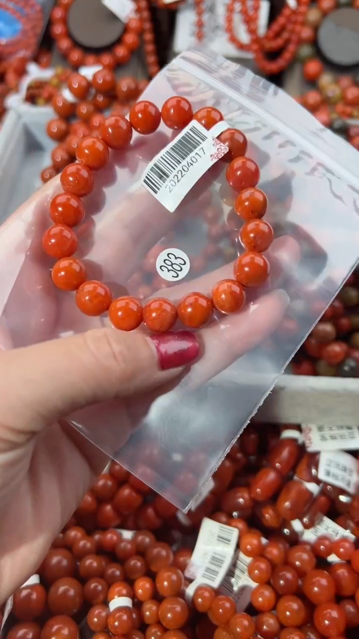【闪购商品】南红玛瑙手串未镶嵌10