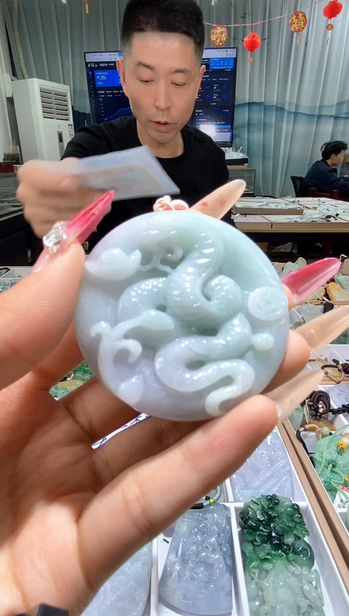 【闪购商品】翡翠颈饰未镶嵌天然缅甸翡翠A货未镶嵌