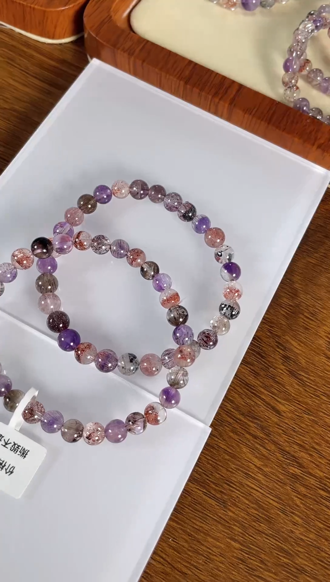 【闪购商品】水晶手链未镶嵌超七手串6+mm 多样性发一