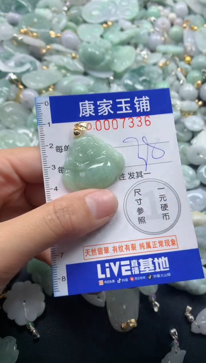 颈饰未镶嵌翡翠7336