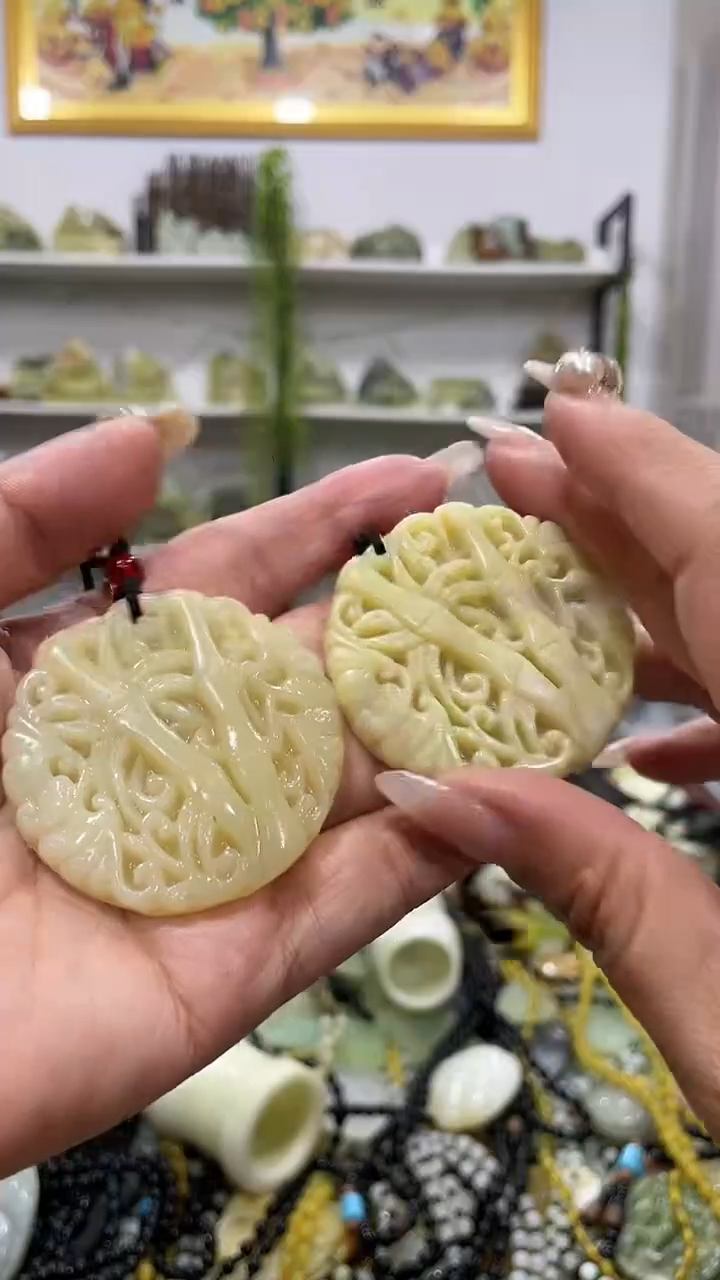 岫玉未镶嵌吊坠多样性发货其中发一件