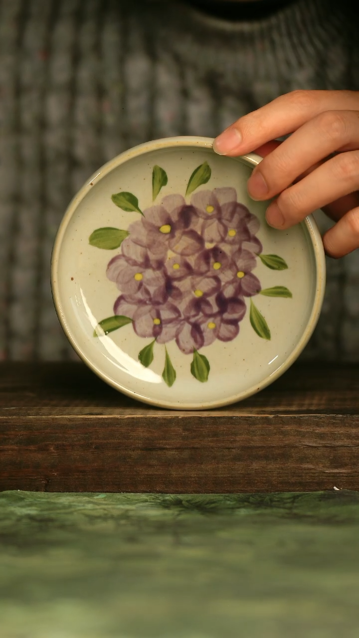 瓷器青诗集手工手绘瓷器