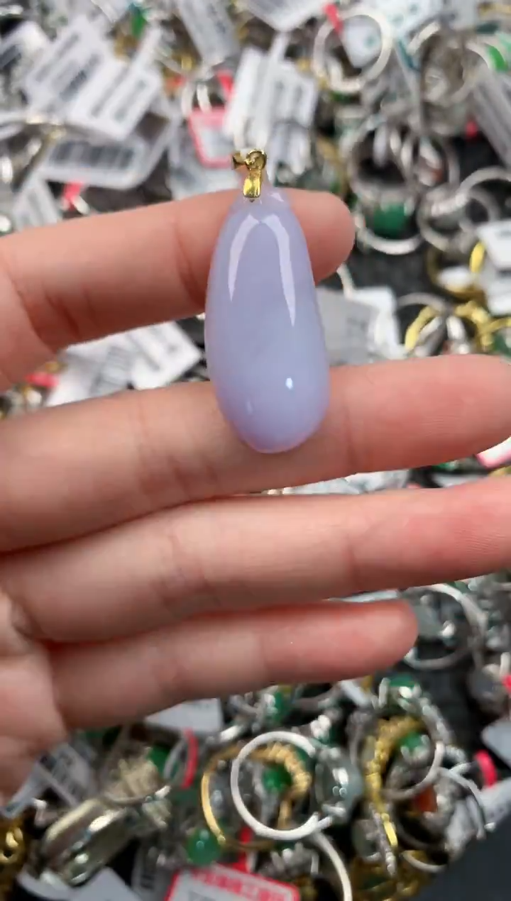 银S925镶嵌戒指翡翠444--5