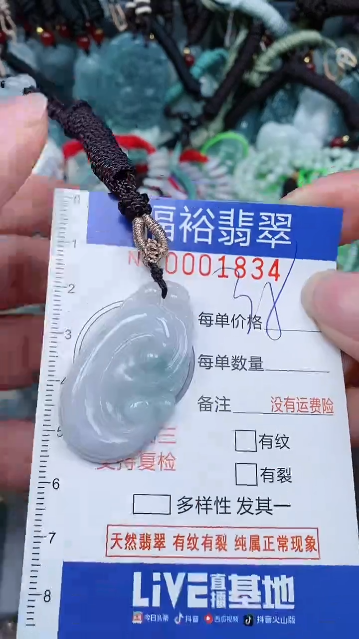 翡翠未镶嵌颈饰...0001834