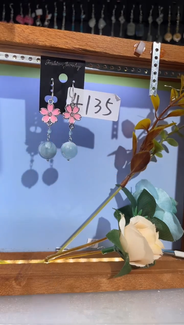 【闪购商品】紫晶耳饰银S925镶嵌喜欢拍