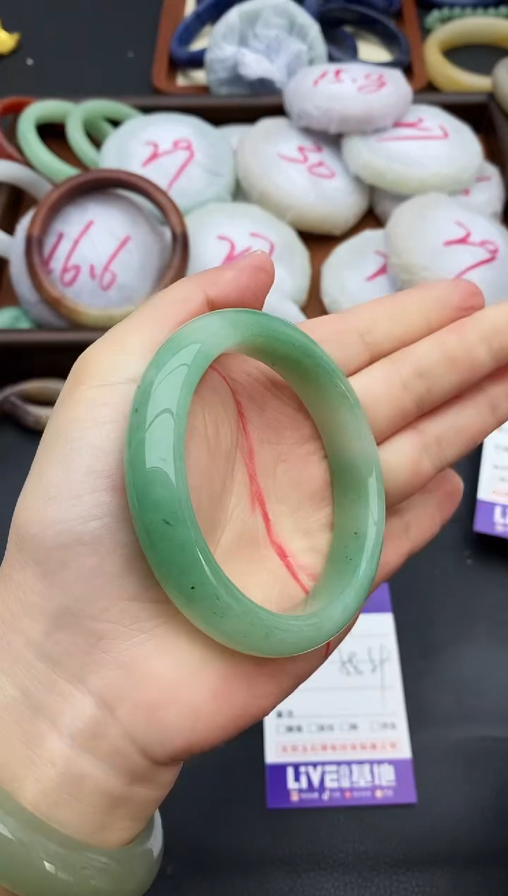 未镶嵌手镯石英质玉70+58/59