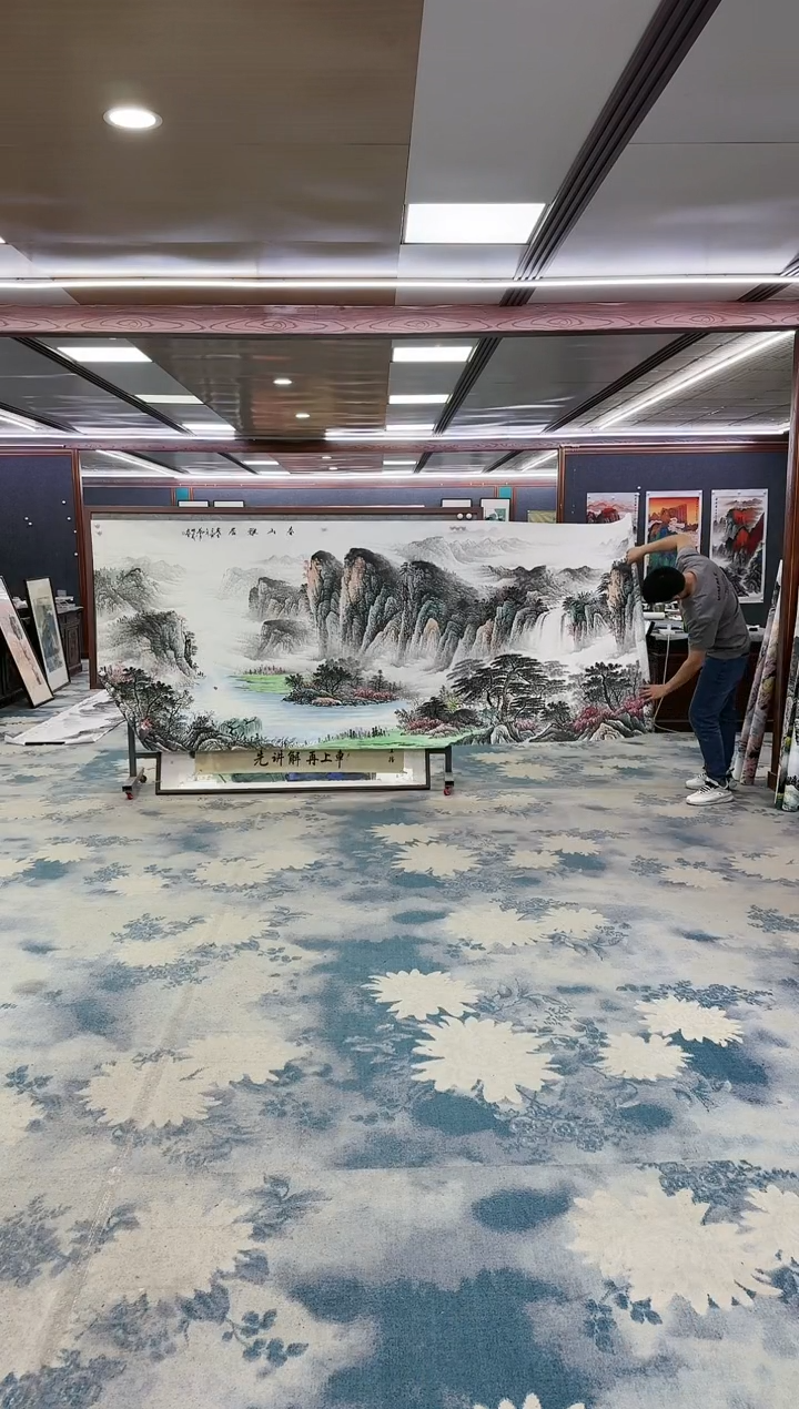 绘画z邵明义-山水国画-大丈二