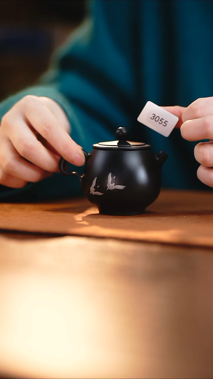 雲梦茶器紫陶茶壶3055