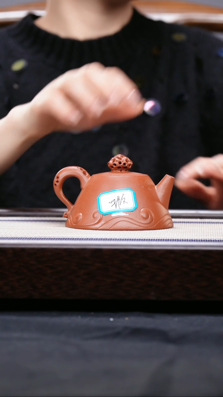 【闪购商品】紫砂茶壶小煤窑朱泥大红袍 惊涛壶