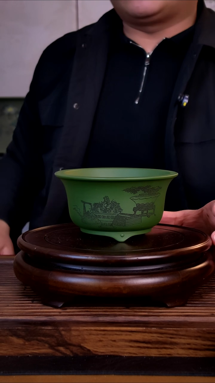 紫砂花盆紫砂花盆-内口12-6