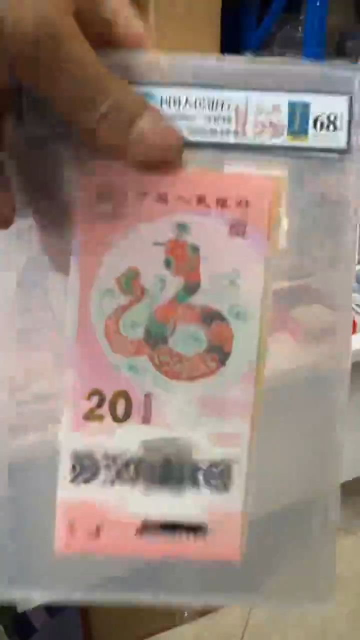 塑料蛇年纪念钞单张不挑号随机发