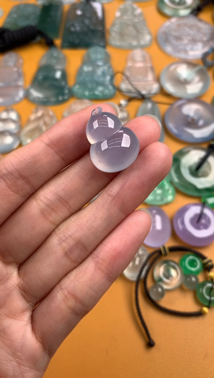 颈饰未镶嵌翡翠21-16.3-8.9