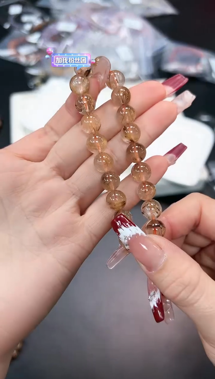 【闪购商品】水晶手串未镶嵌75r多样性发其一/1条默认微瑕