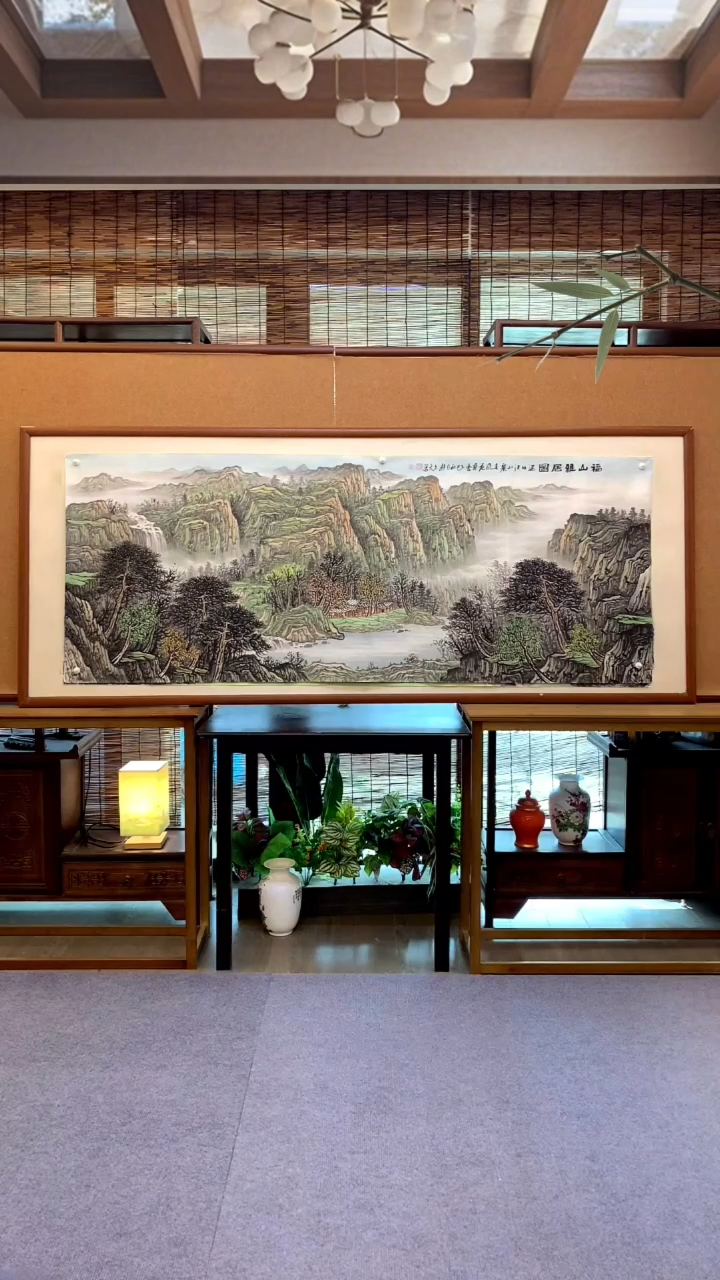国画国画纯手绘纯实木205*85cm