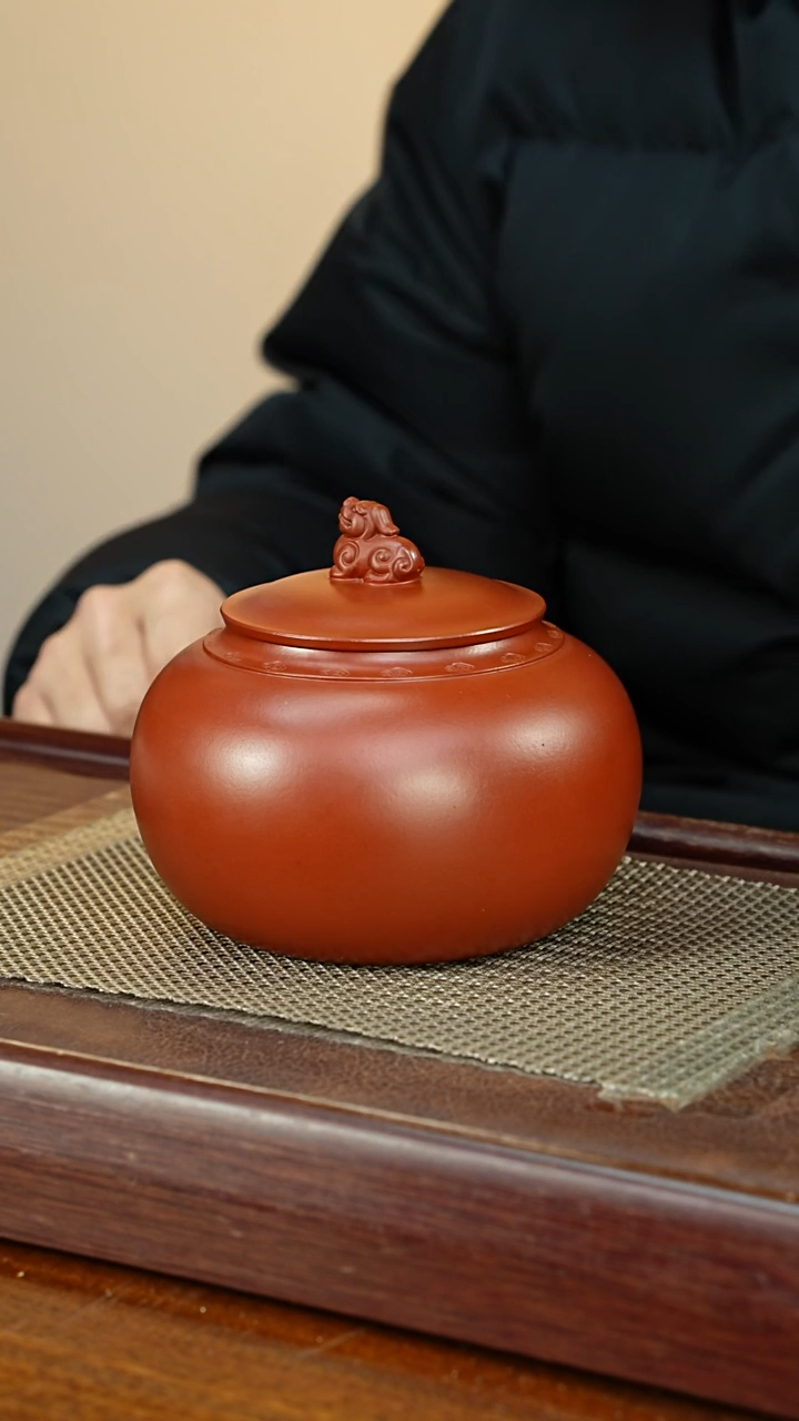 宜兴原矿紫砂茶叶罐