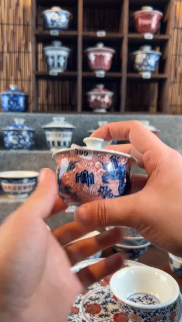 【闪购商品】399天禄言瓷手绘茶具