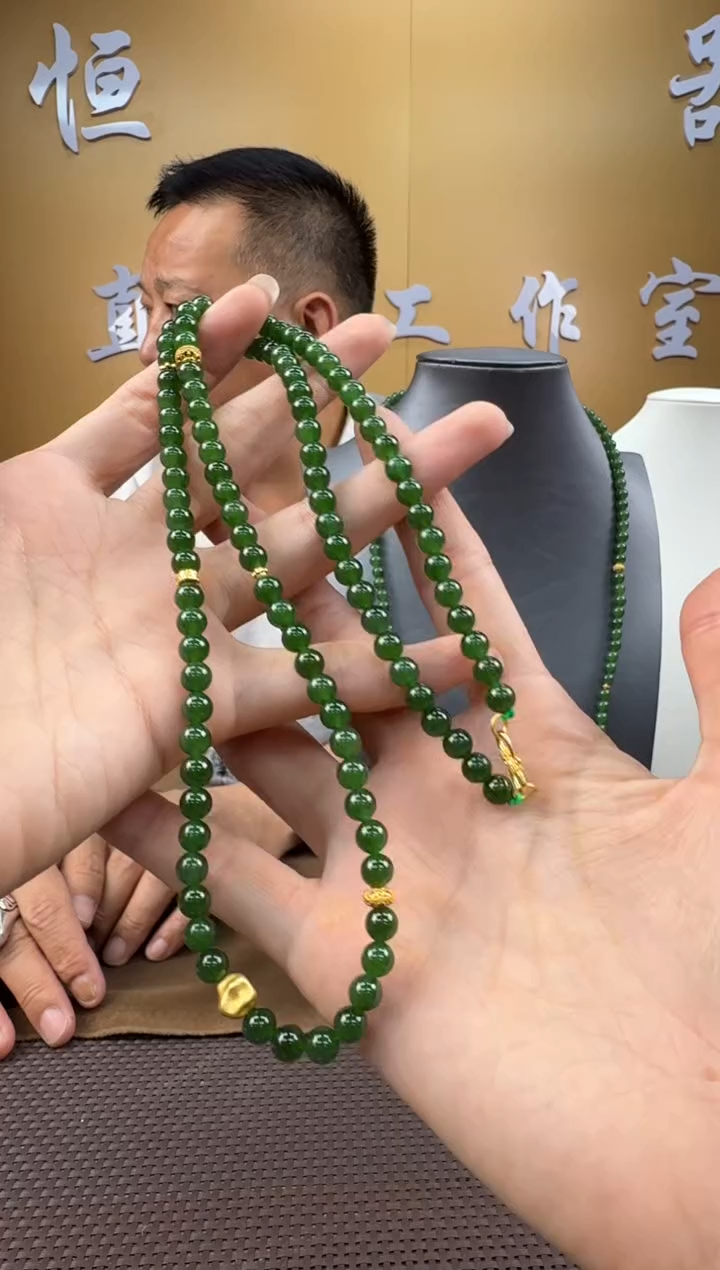 和田玉未镶嵌颈饰项链（多样性，发一­）