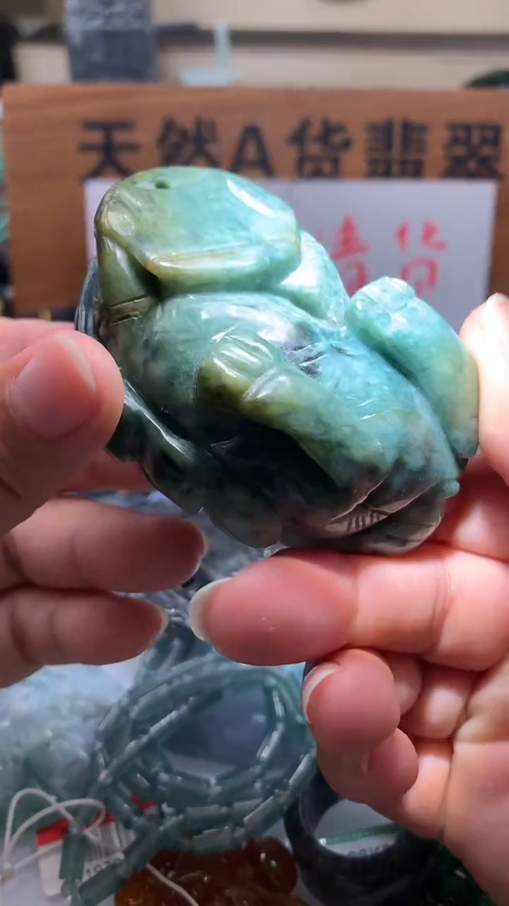 【闪购商品】翡翠颈饰未镶嵌保真天然A货翡翠