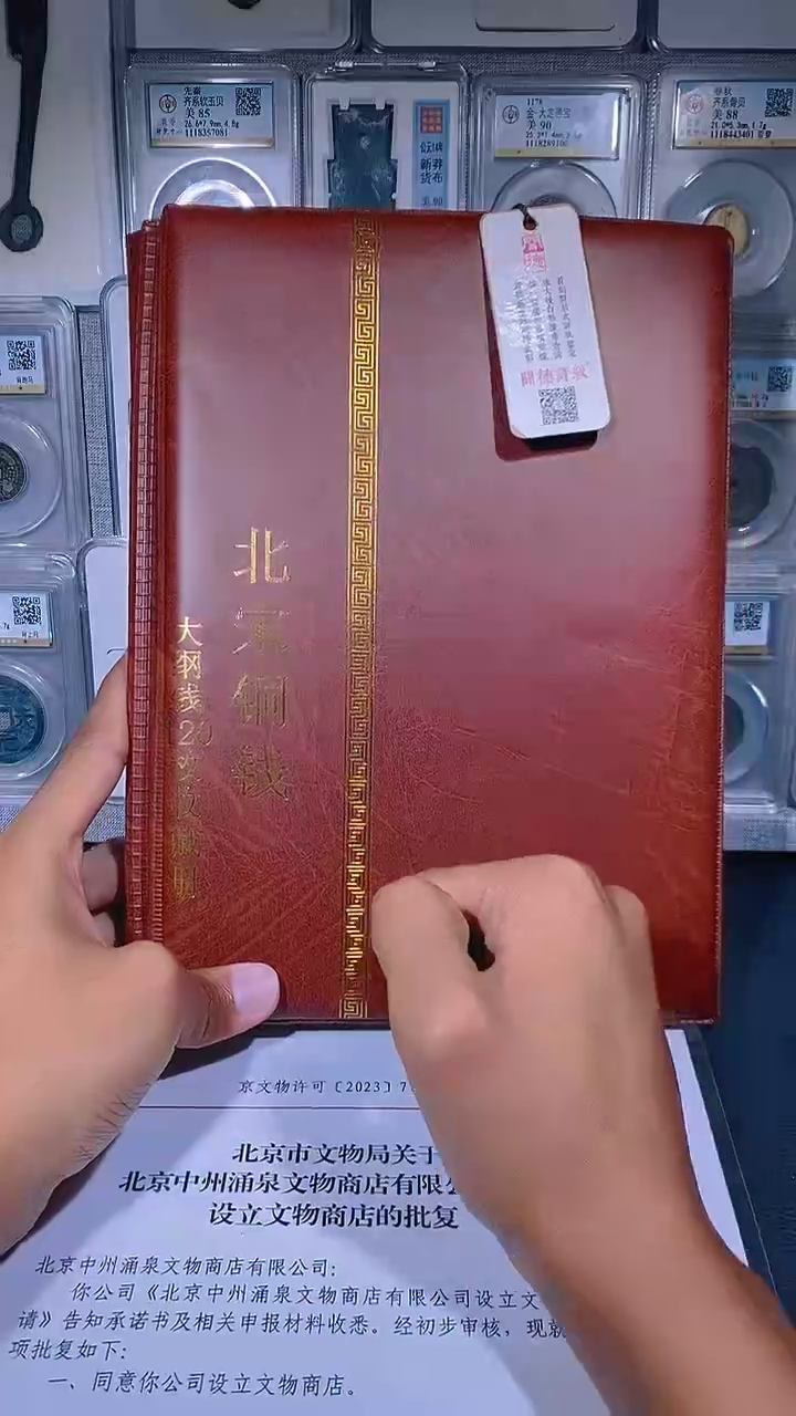 铜琪珍   北宋大纲册120枚  一套