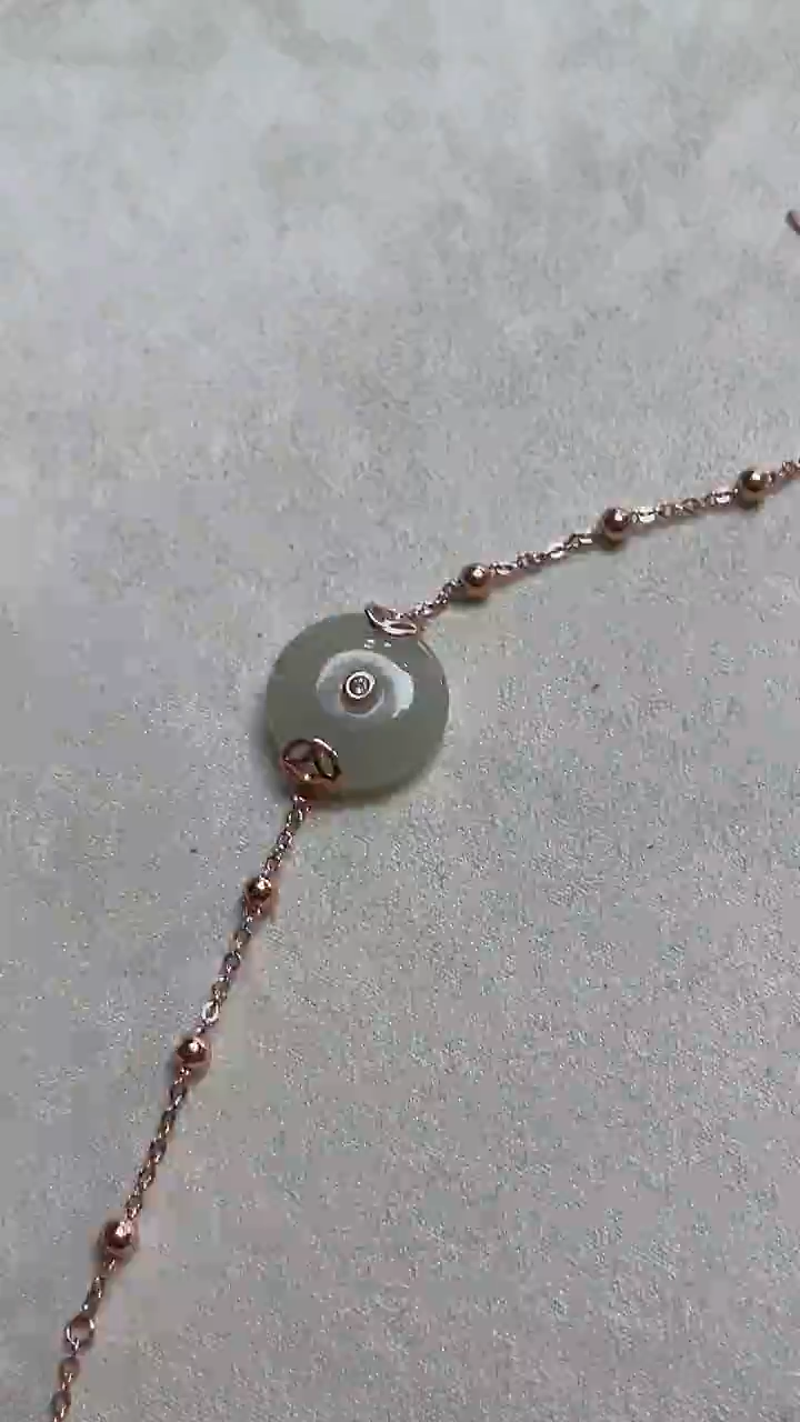 【闪购商品】和田玉银S925镶嵌1手链