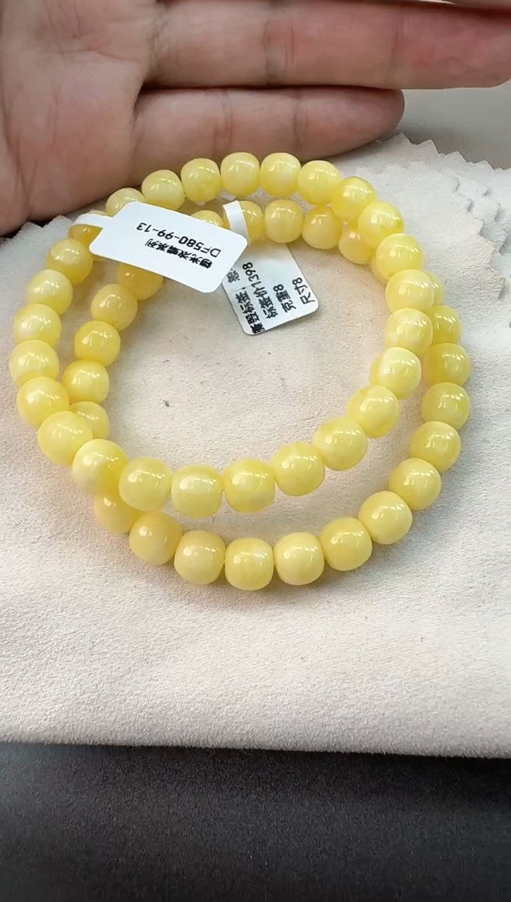 手串蜜蜡未镶嵌蜜蜡手串多样性发货发其一