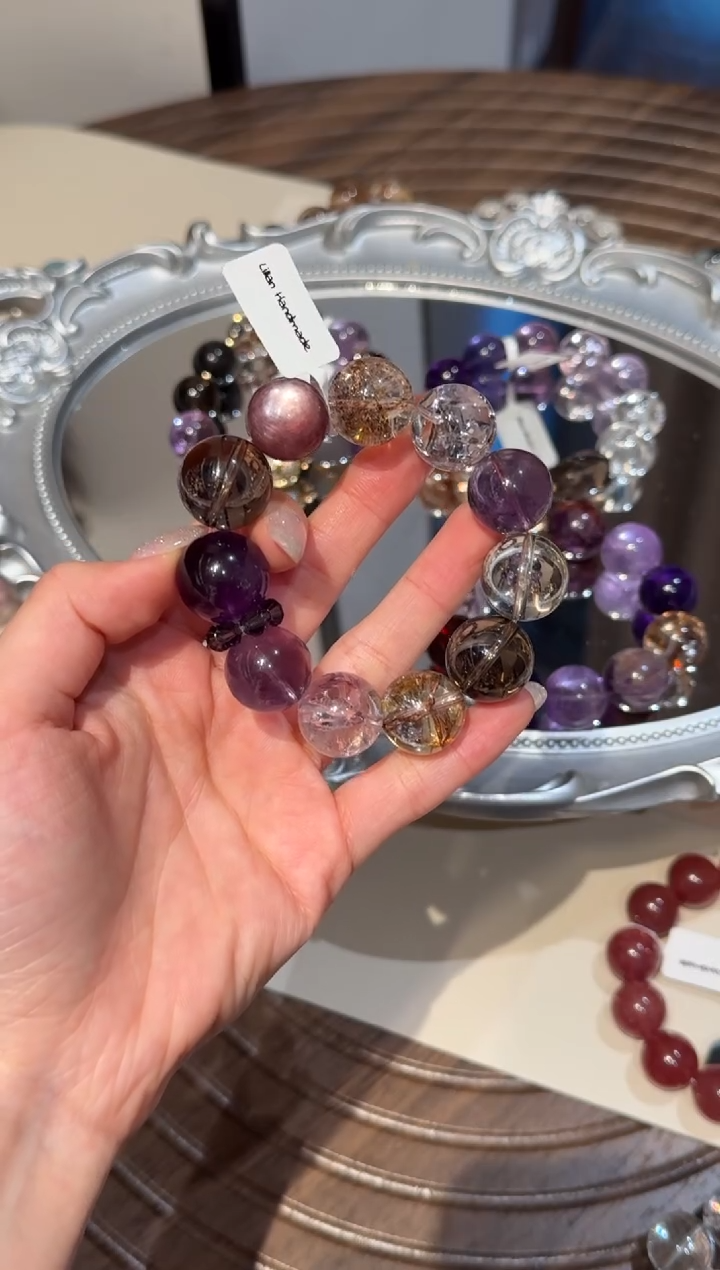 未镶嵌手串水晶）拍5单发一串 拍1单发单珠 默认微瑕 多样性发货