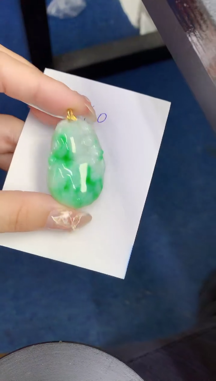 【闪购商品】翡翠颈饰18K金镶嵌000000000000