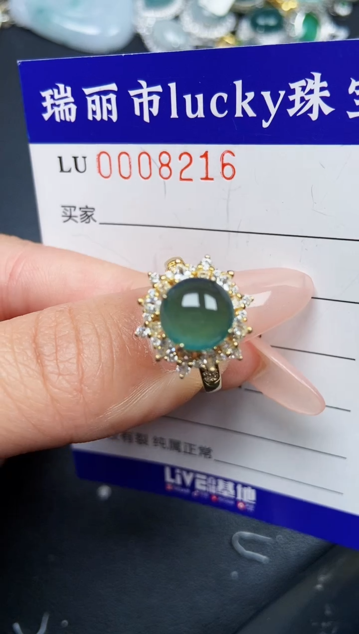【闪购商品】翡翠颈饰银S925镶嵌8216