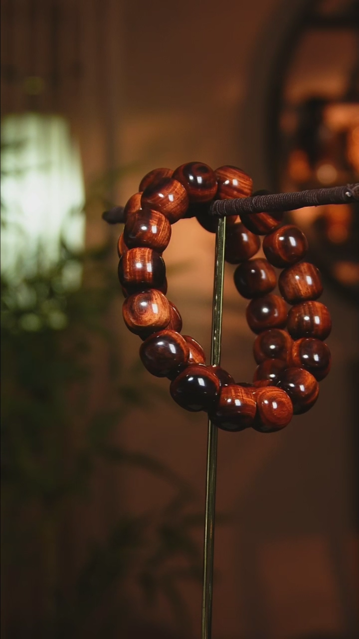 【闪购商品】黄花梨/降香黄檀手串/手链海南黄花梨1314老型