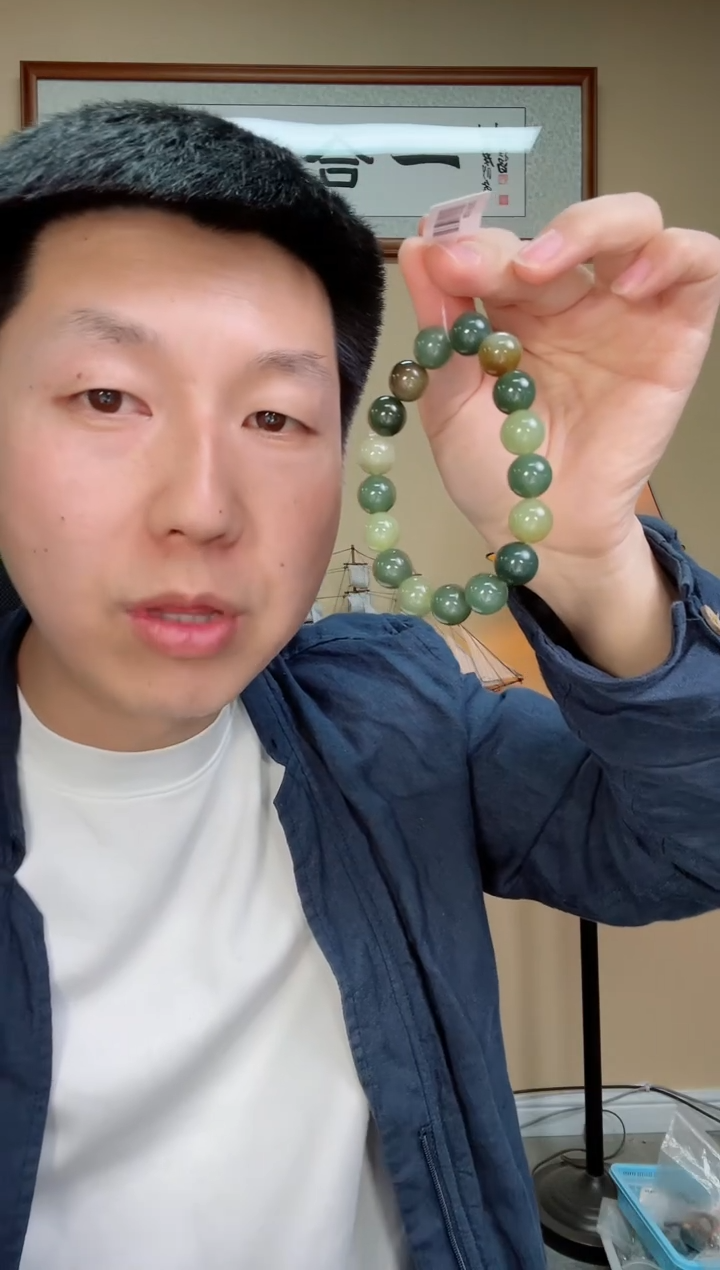 和田玉未镶嵌手串188
