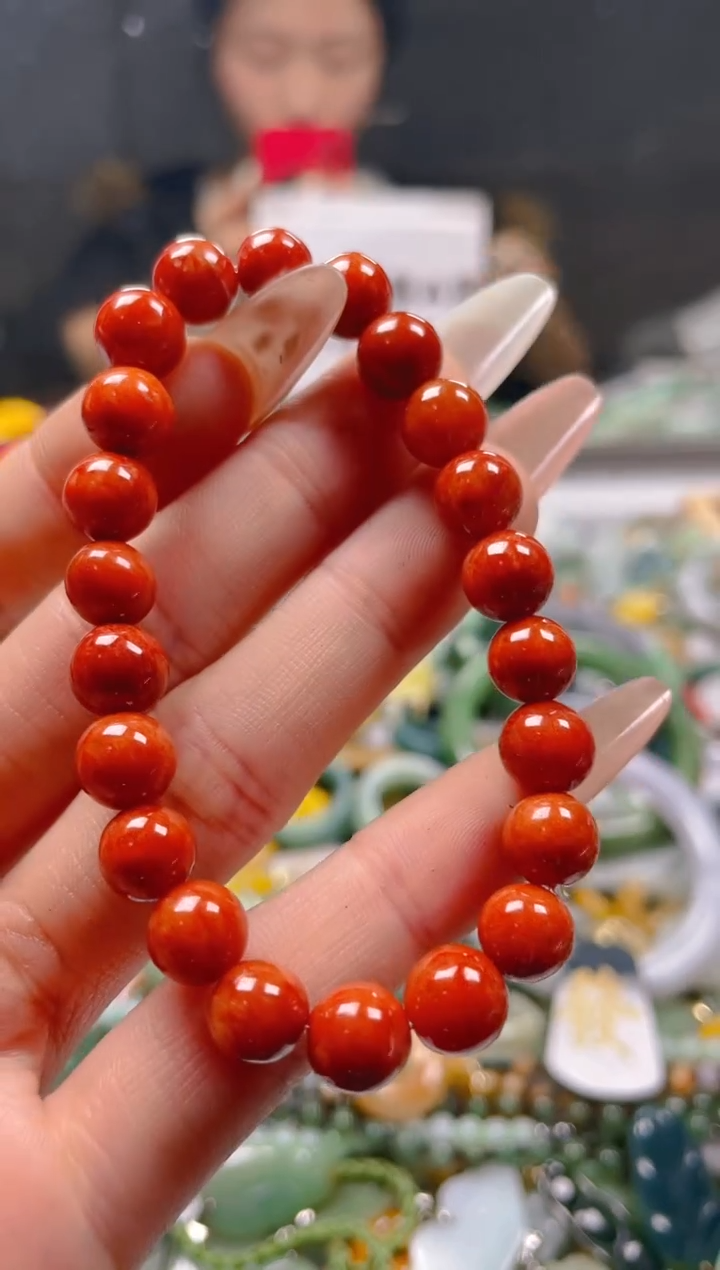 【闪购商品】翡翠颈饰未镶嵌8-9MM/U/翡翠A货一图一物