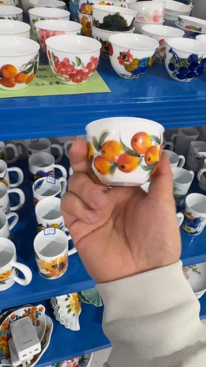 摆件陶瓷景德镇高温瓷（玉泥缸杯）