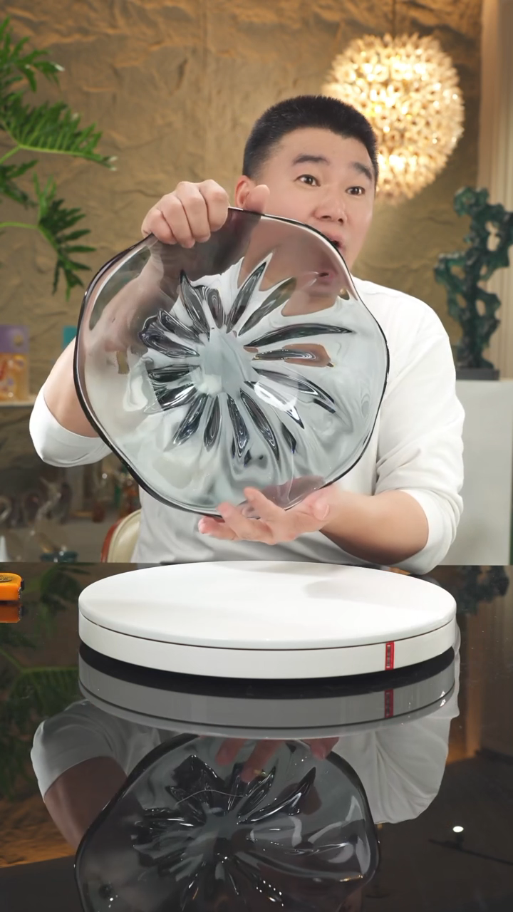 【闪购商品】瓷片福利灰色果盘9号