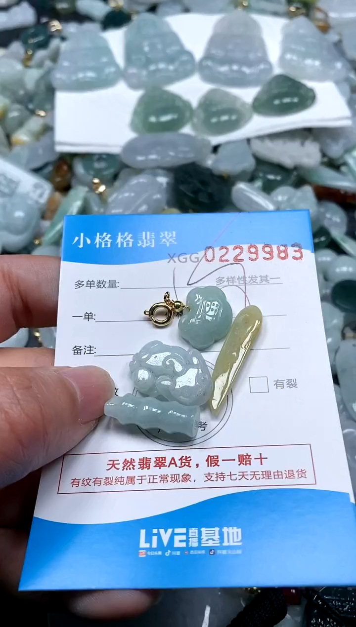 【闪购商品】翡翠颈饰未镶嵌闪购商品0229983