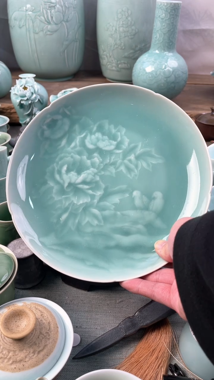 【闪购商品】微瑕福利款 慧仙青瓷 瓷器