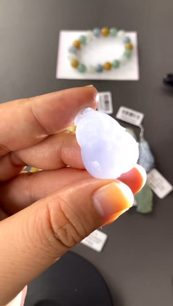 【闪购商品】定制翡翠未镶嵌如意