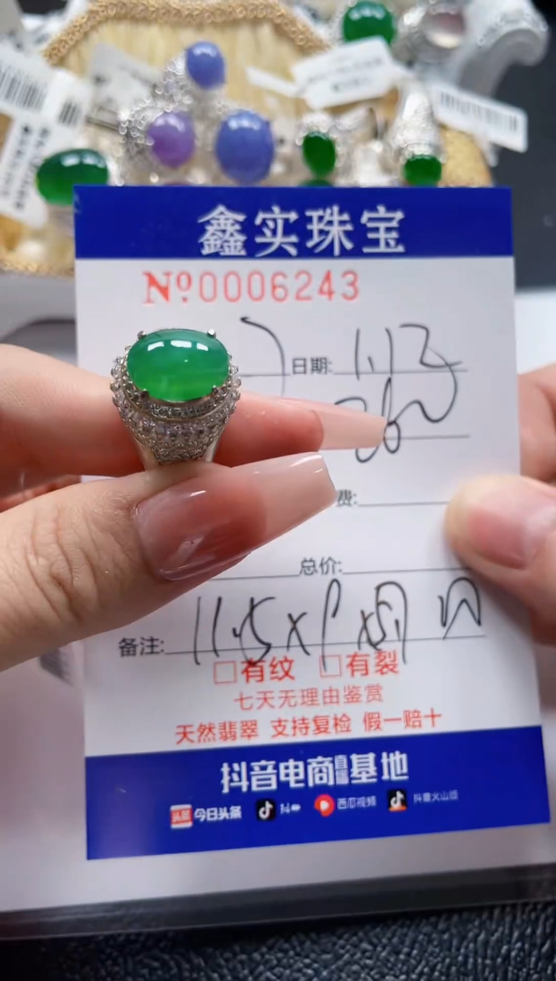 【闪购商品】翡翠颈饰未镶嵌62430000