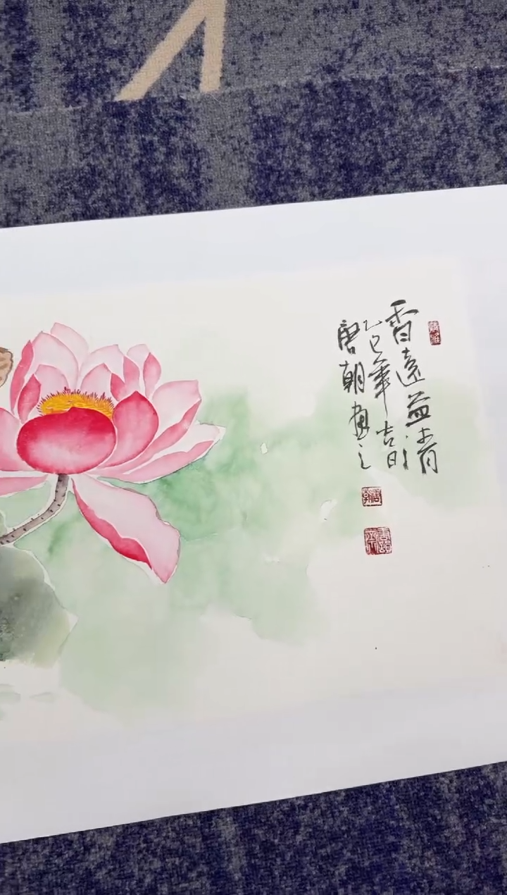 国画国画山水花鸟纯手绘