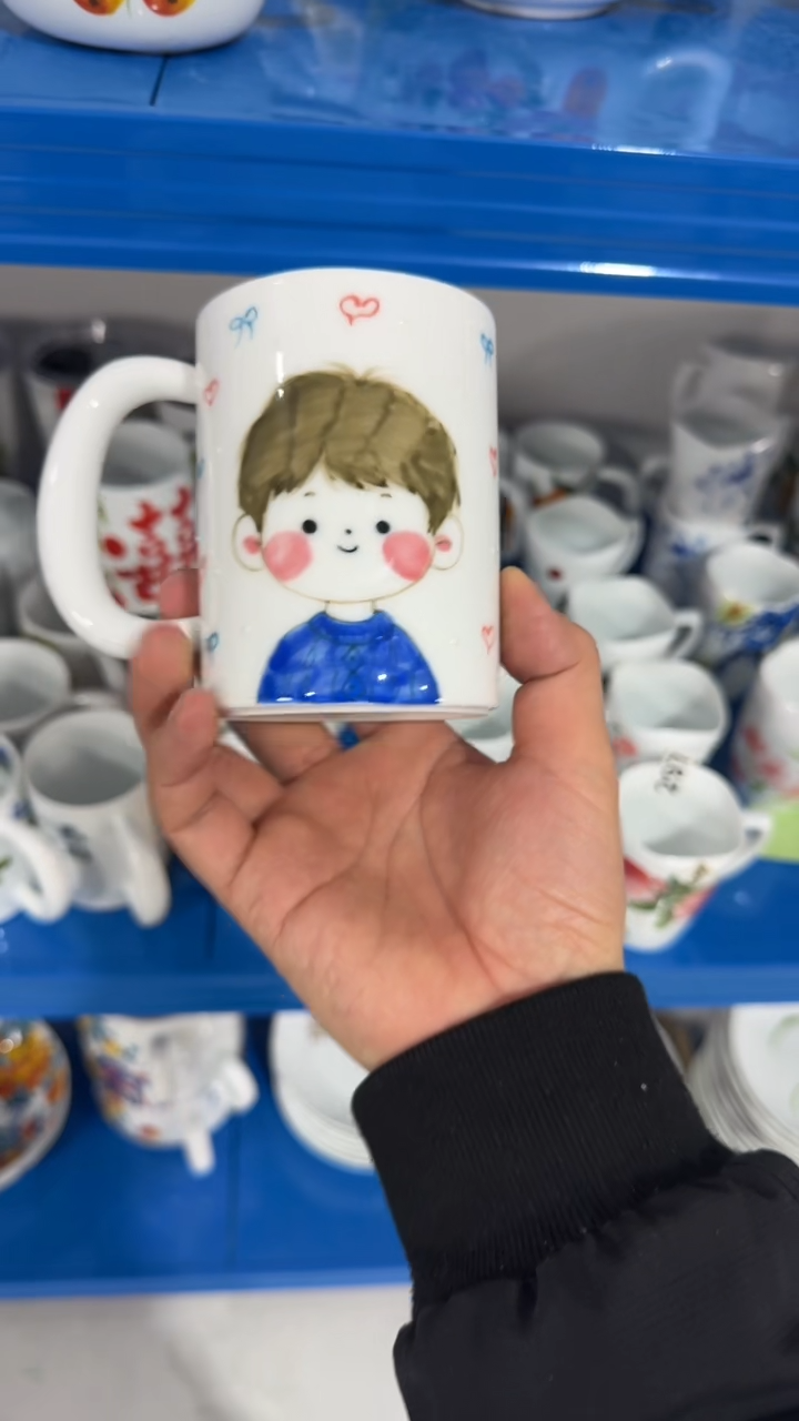 其他景德镇高温瓷（玉泥手把杯）