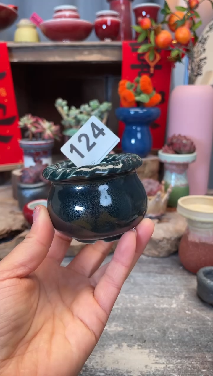 【闪购商品】摆件124知木小芳花盆