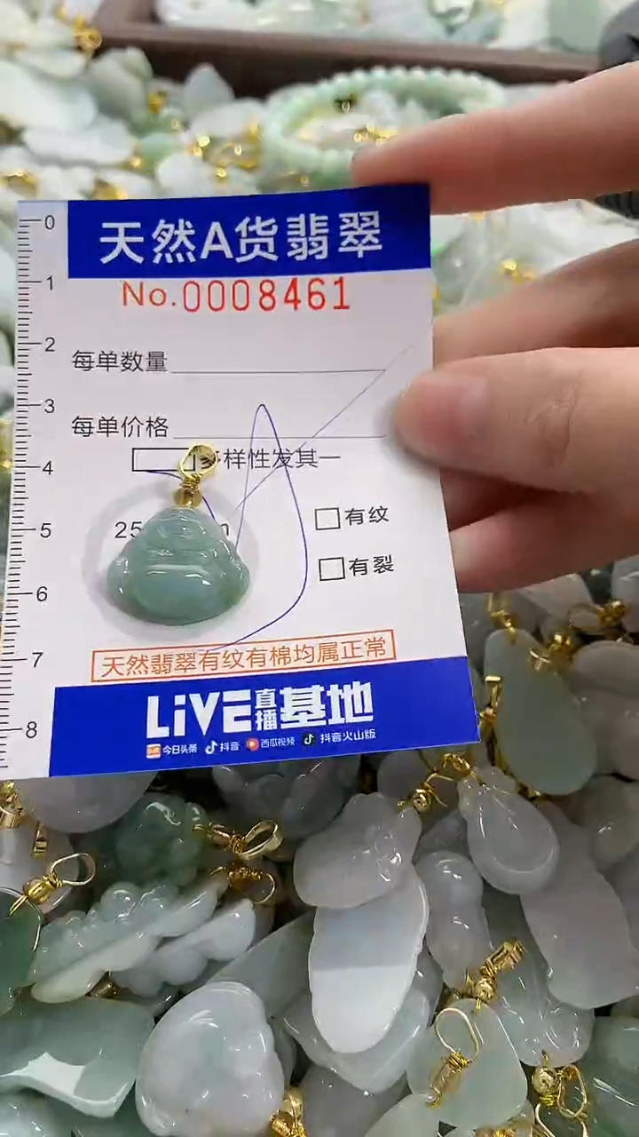 颈饰未镶嵌翡翠天然A货翡翠