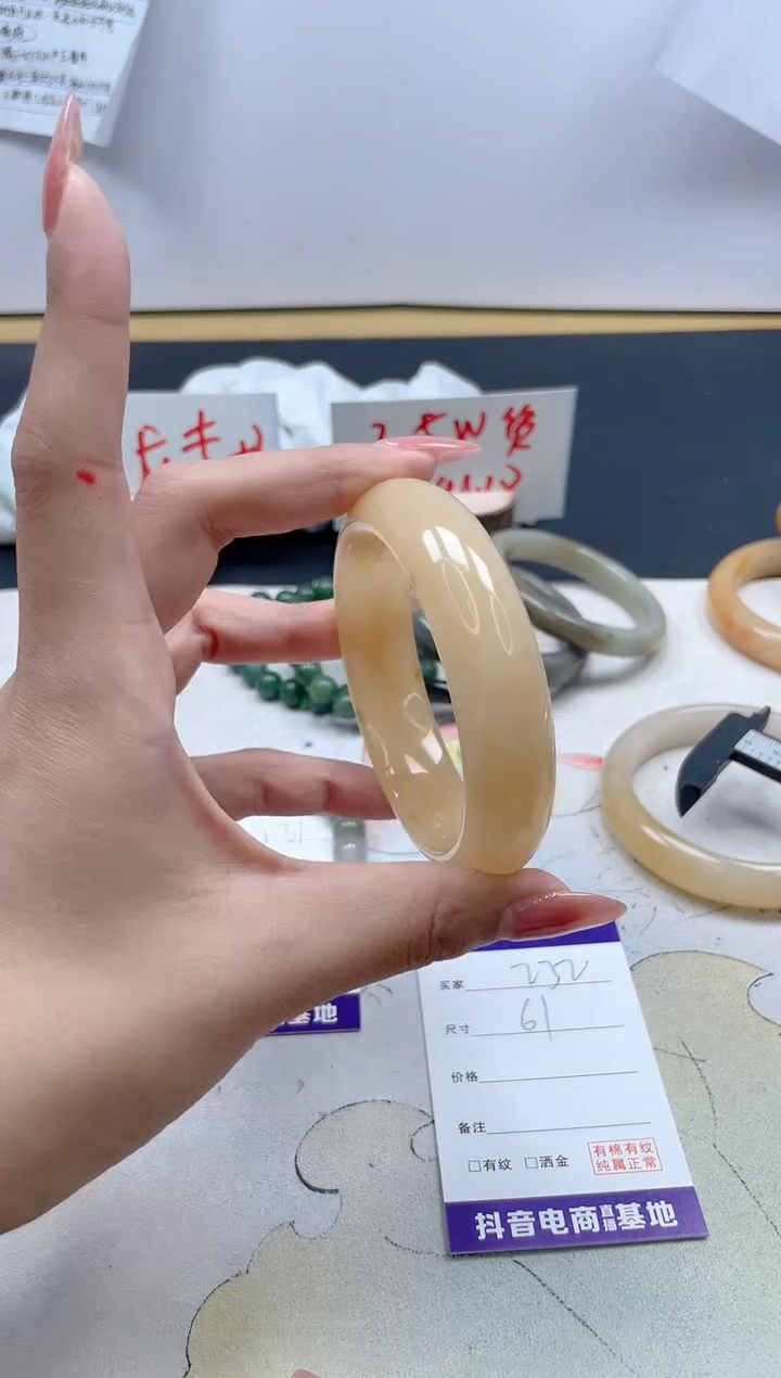 【闪购商品】石英质玉手镯未镶嵌232/61