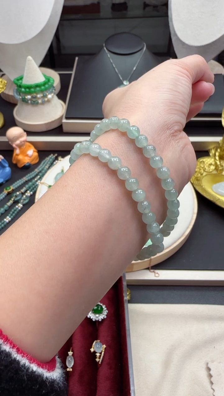【闪购商品】翡翠手串未镶嵌【海莎一口翠】翡翠手串1