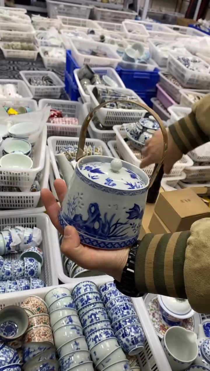 陶瓷景德陶瓷茶具容量500