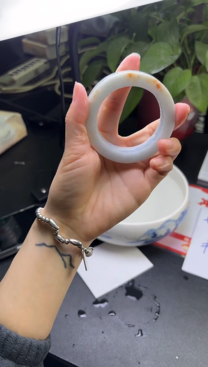 【闪购商品】定制翡翠手镯未镶嵌定制手镯不退不换