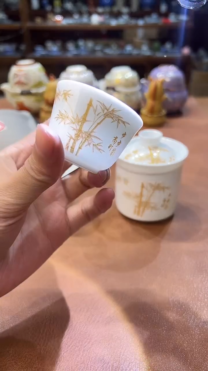 真的很便宜会开片的旅行茶具