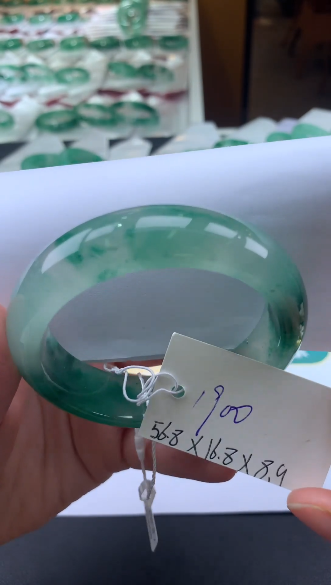 【闪购商品】石英质玉手镯未镶嵌天然玉石非洲翠手镯