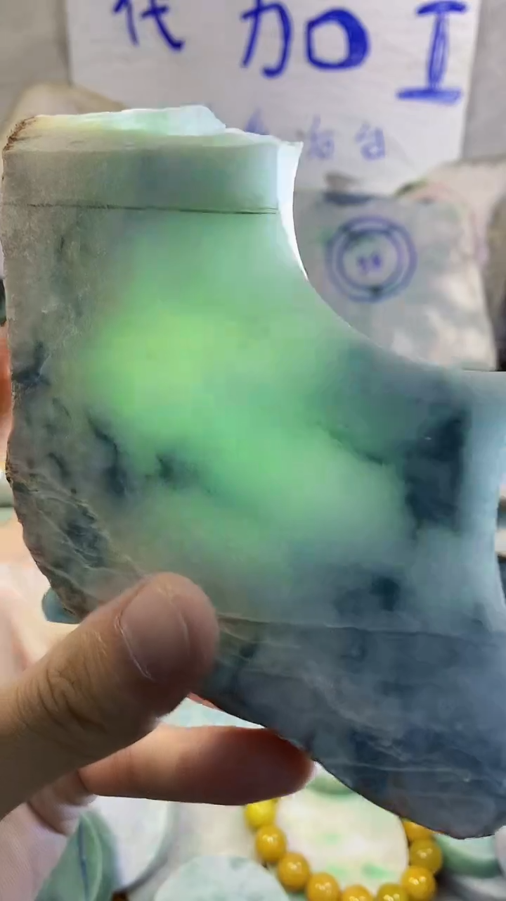 裸石翡翠纯天然翡翠A货102