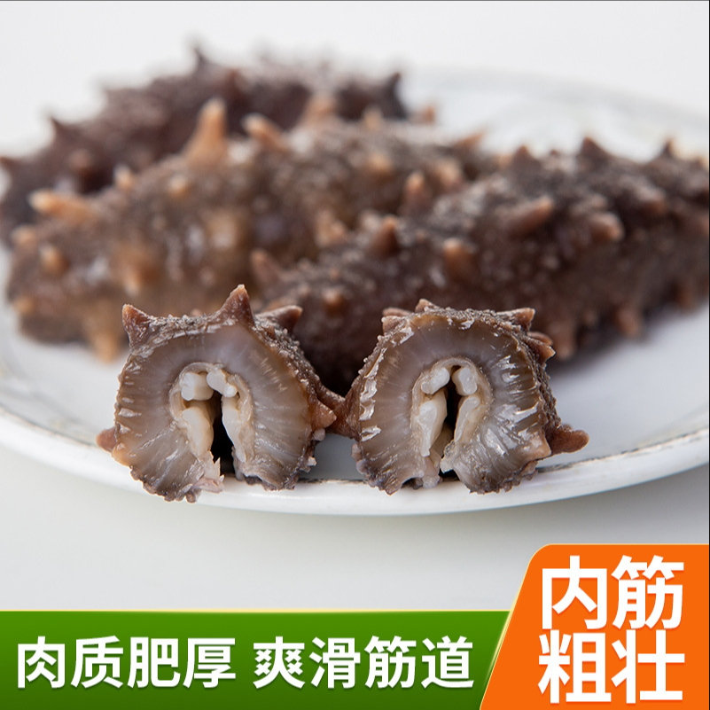 大连即食海参鲜食海参免解冻免泡发15-18头500g/袋