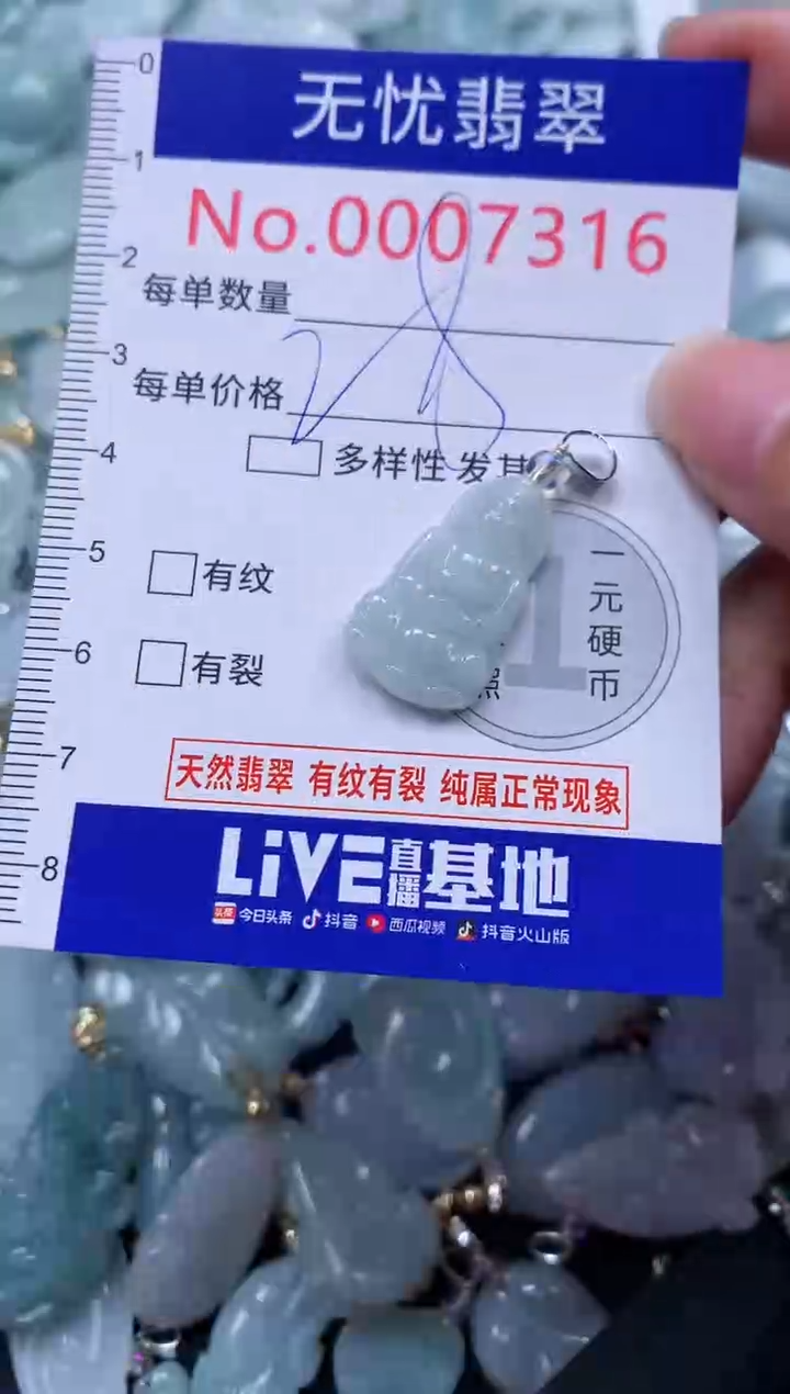 颈饰未镶嵌翡翠7316